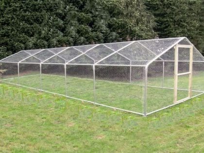 Garden Life Direct Steel Frame Walk-In Chicken Run 6m x 10m (20ft x 32ft)