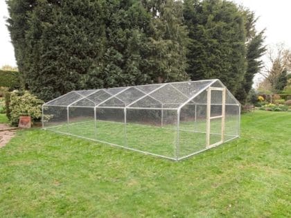 Garden Life Direct Steel Frame Walk-In Chicken Run 6m x 8m (20ft x 26ft)